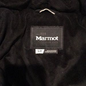 Marmot size girls small long winter puffer coat